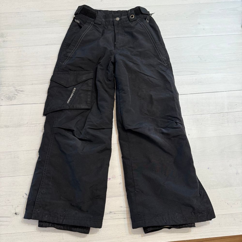 Obermeyer kids black snow pants size 8